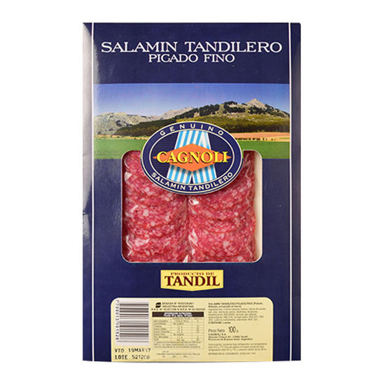 Imagen de CAGNOLI SALAME TANDILERO PICADO FINO 100G
