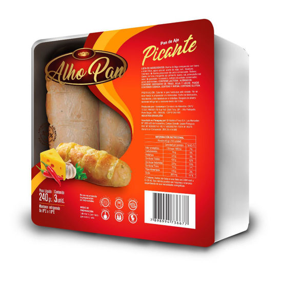 Imagen de PAN DE AJO PICANTE 240gr